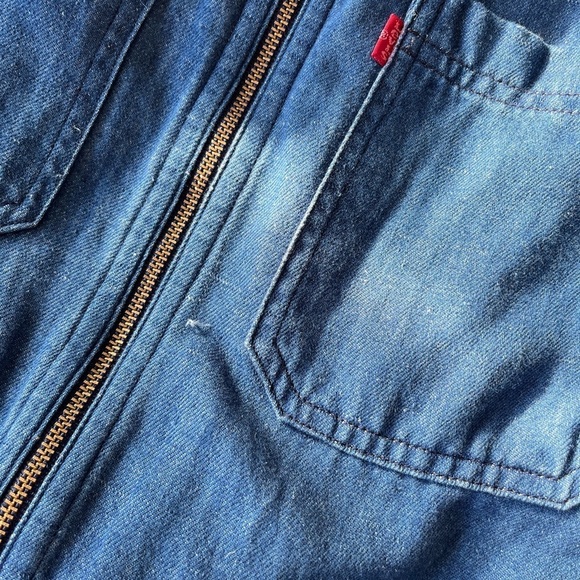 ⚡️ Levi’s Alix Medium Wash Tie-Waist Cropped Jumpsuit XS The Flash - Picture 15 of 16